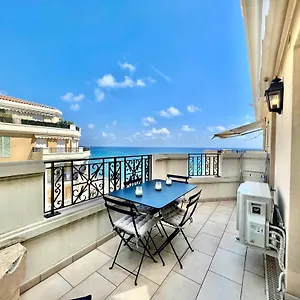 'le Victoria Beach' Vue Plein Centre, Spacieux Menton